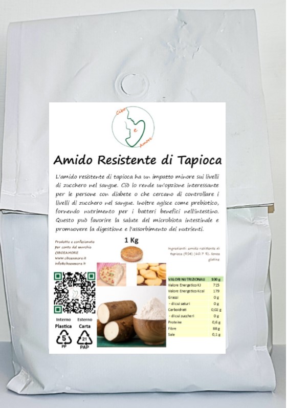 1Kg Amido Resistente di Tapioca (RS4)