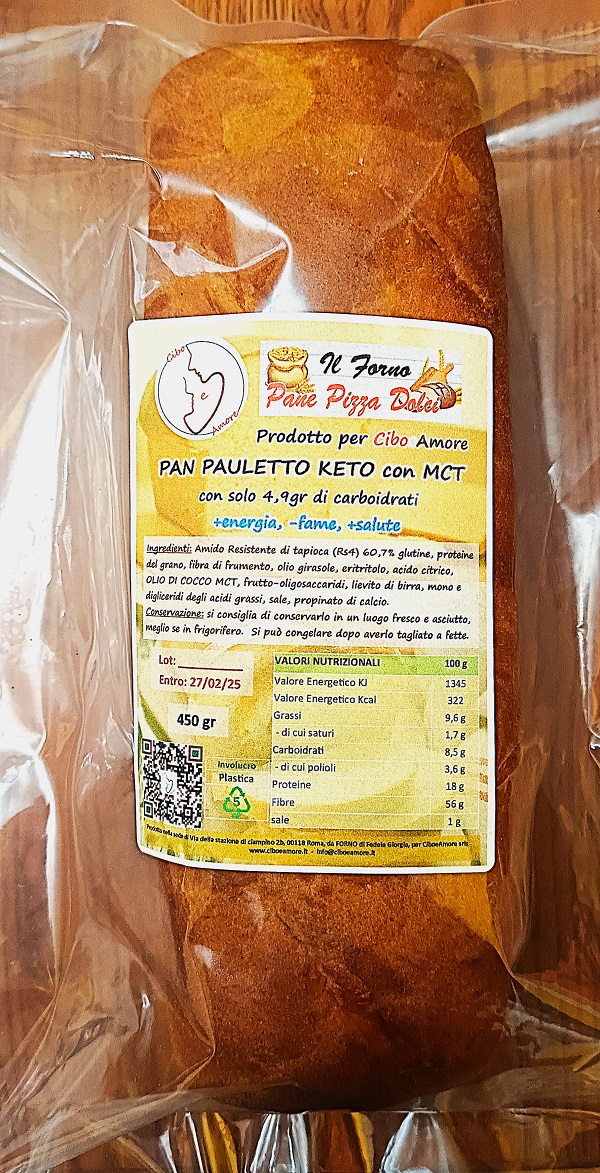 PAN BAULETTO KETO con MCT