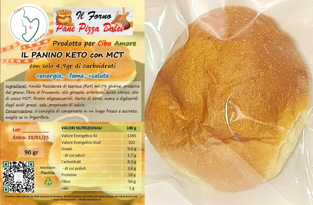 PANINO KETO con MCT